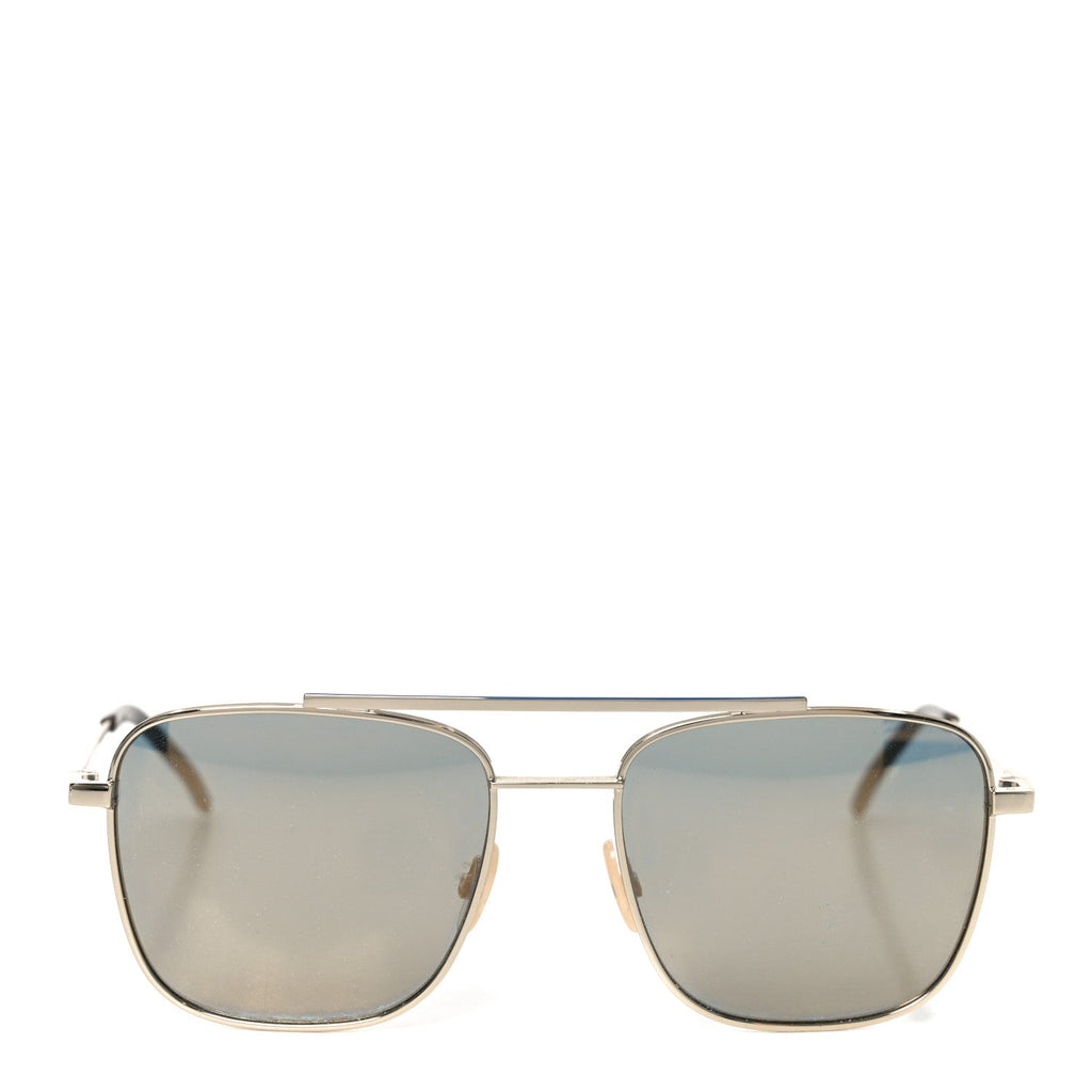 Fendi Square Sunglasses — Gold