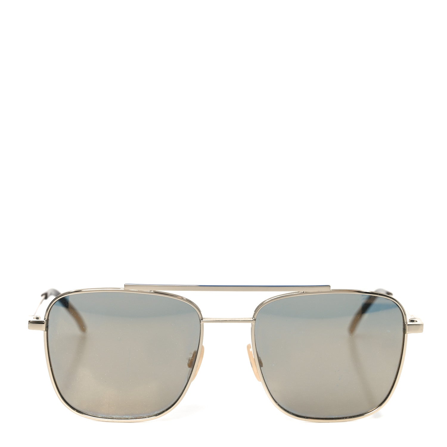 Fendi Square Sunglasses — Gold