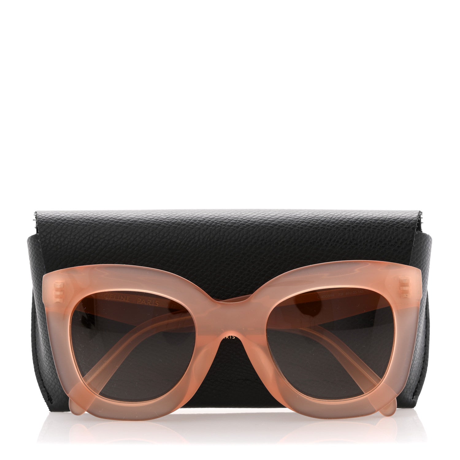 Celine Oversized Cat-Eye Sunglasses — Black