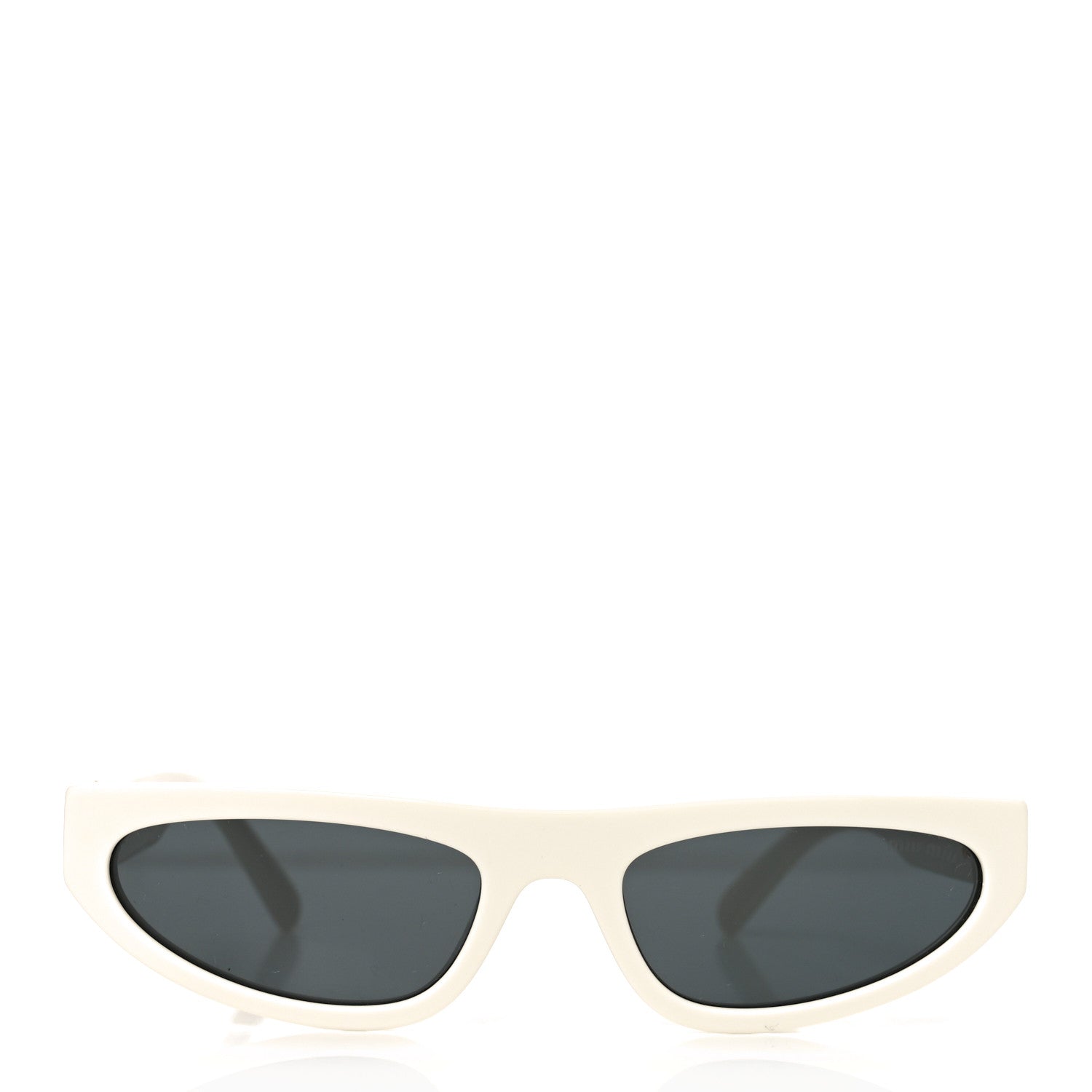 Miu Miu Cat-Eye Sunglasses — White SMU 07Z