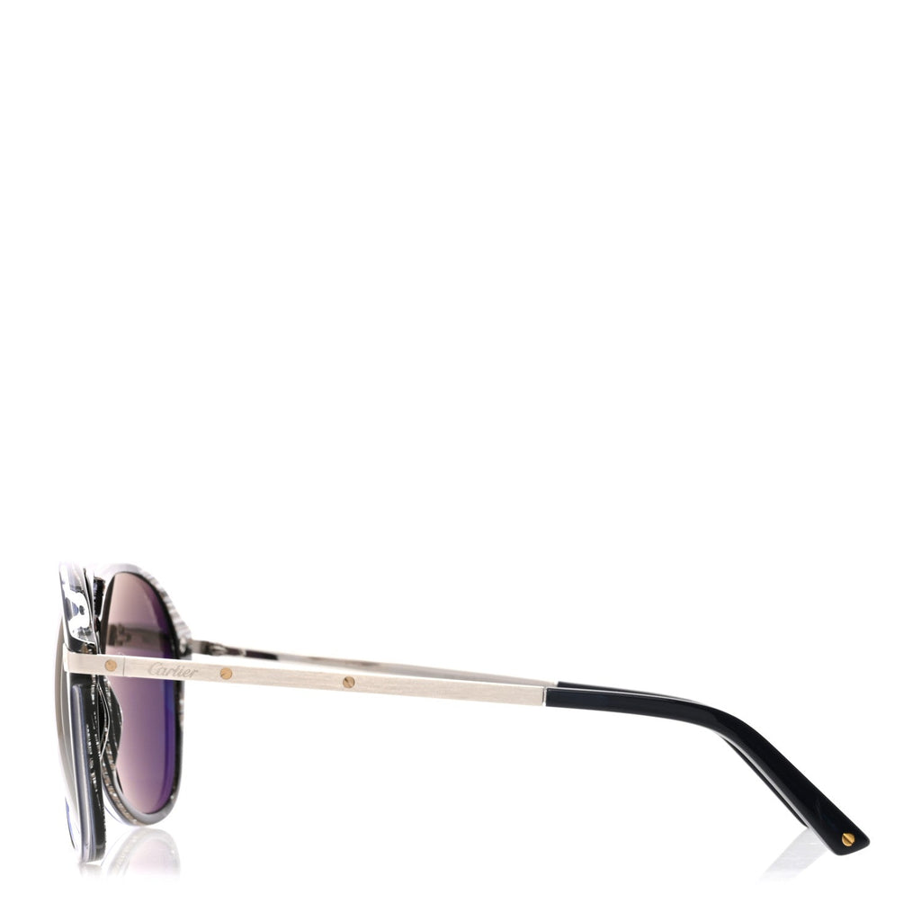 Cartier Aviator Sunglasses — Black