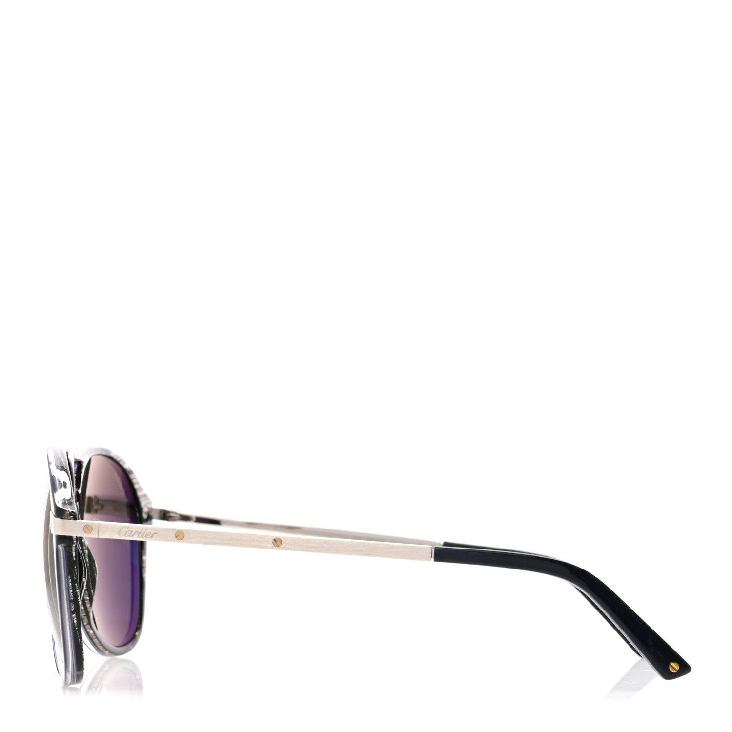 Cartier Aviator Sunglasses — Black