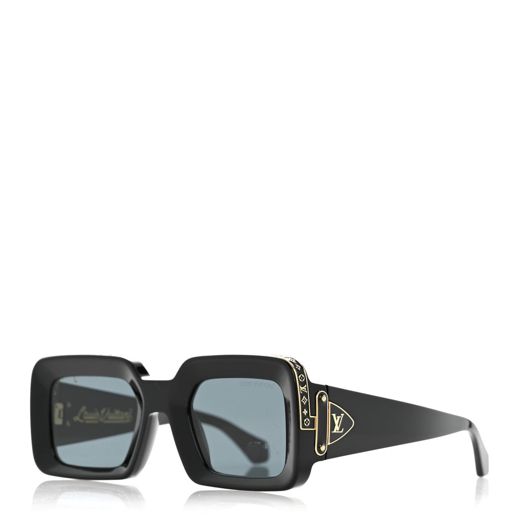 Louis Vuitton Square Sunglasses — Black Z1591W