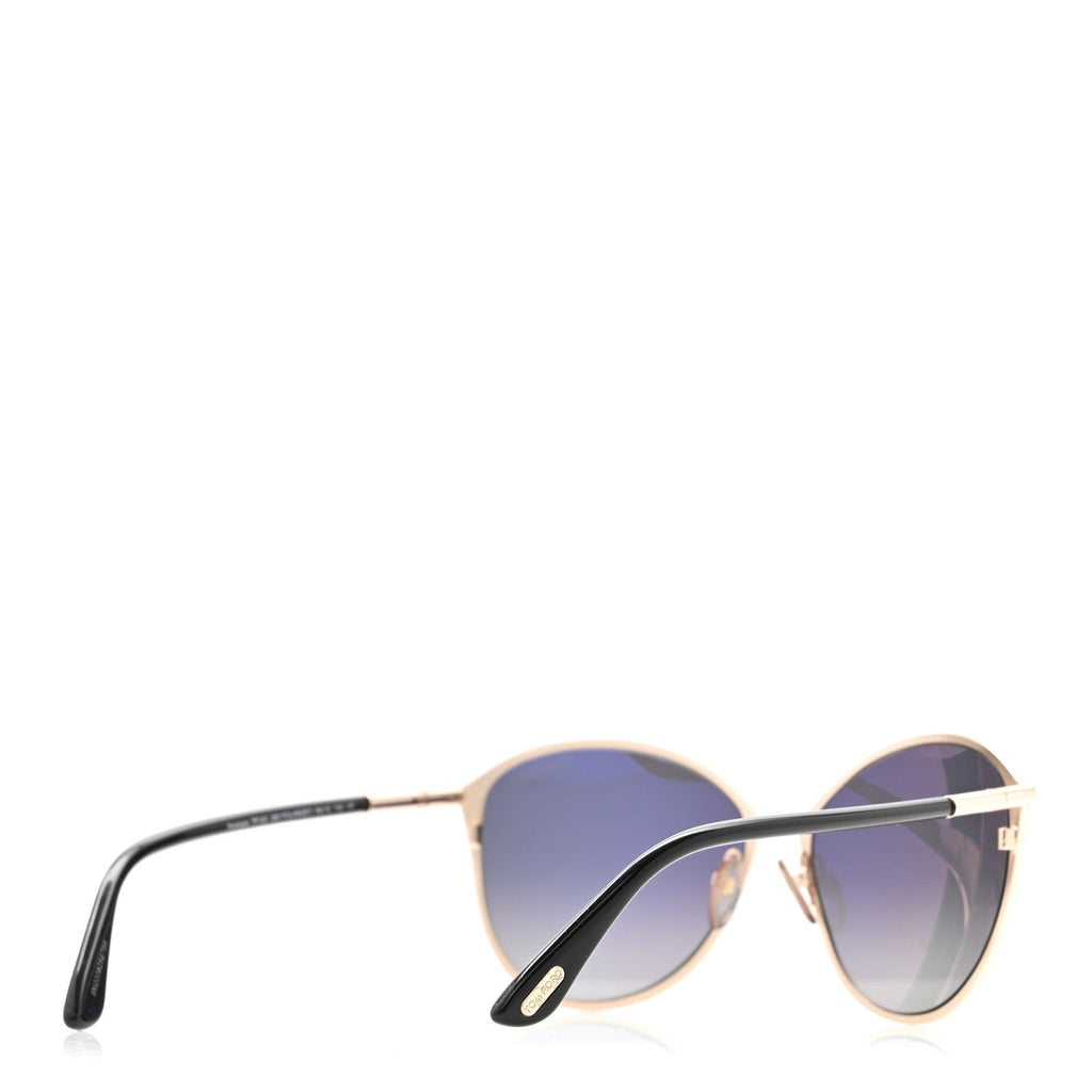 Tom Ford Round Sunglasses — Black TF320
