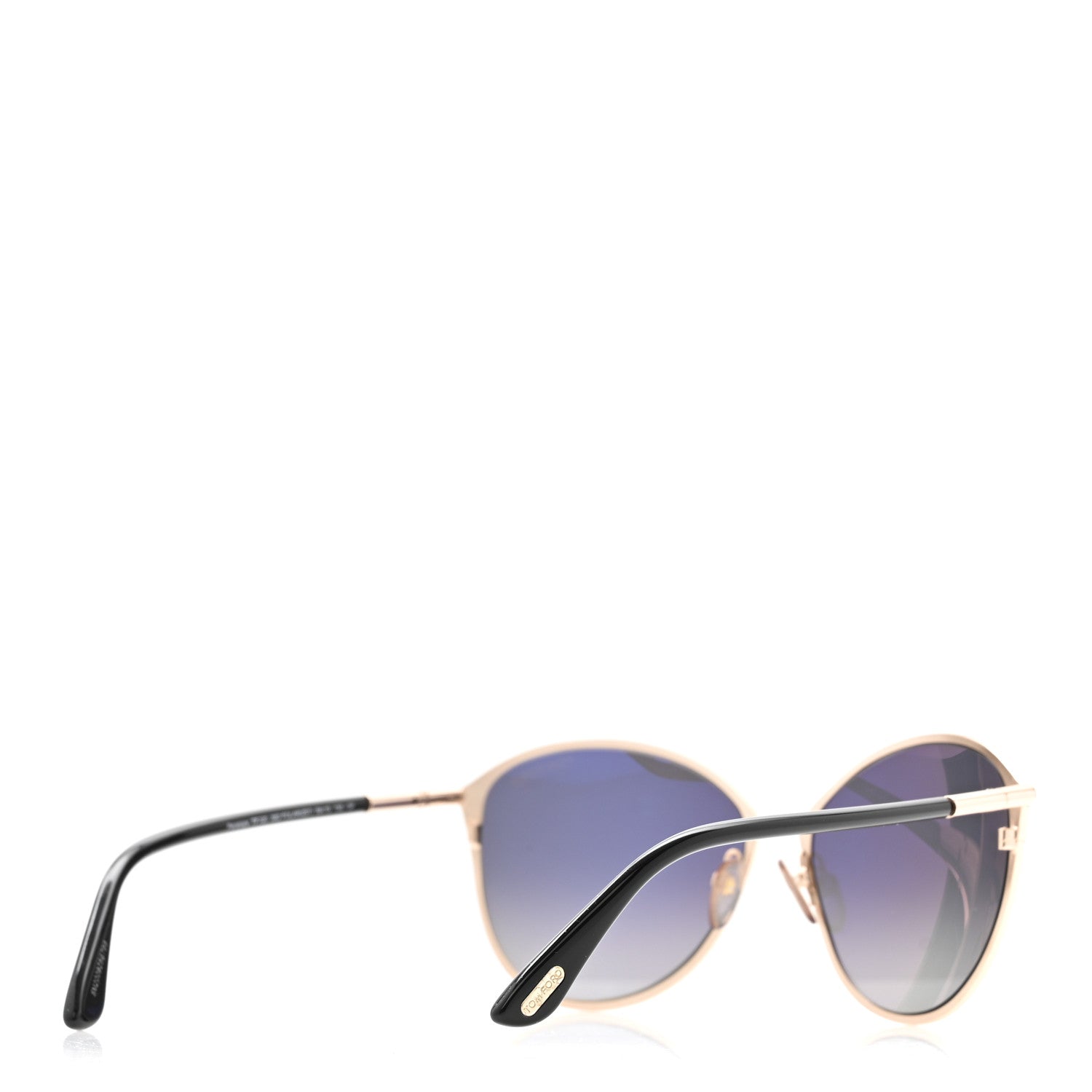 Tom Ford Round Sunglasses — Black TF320