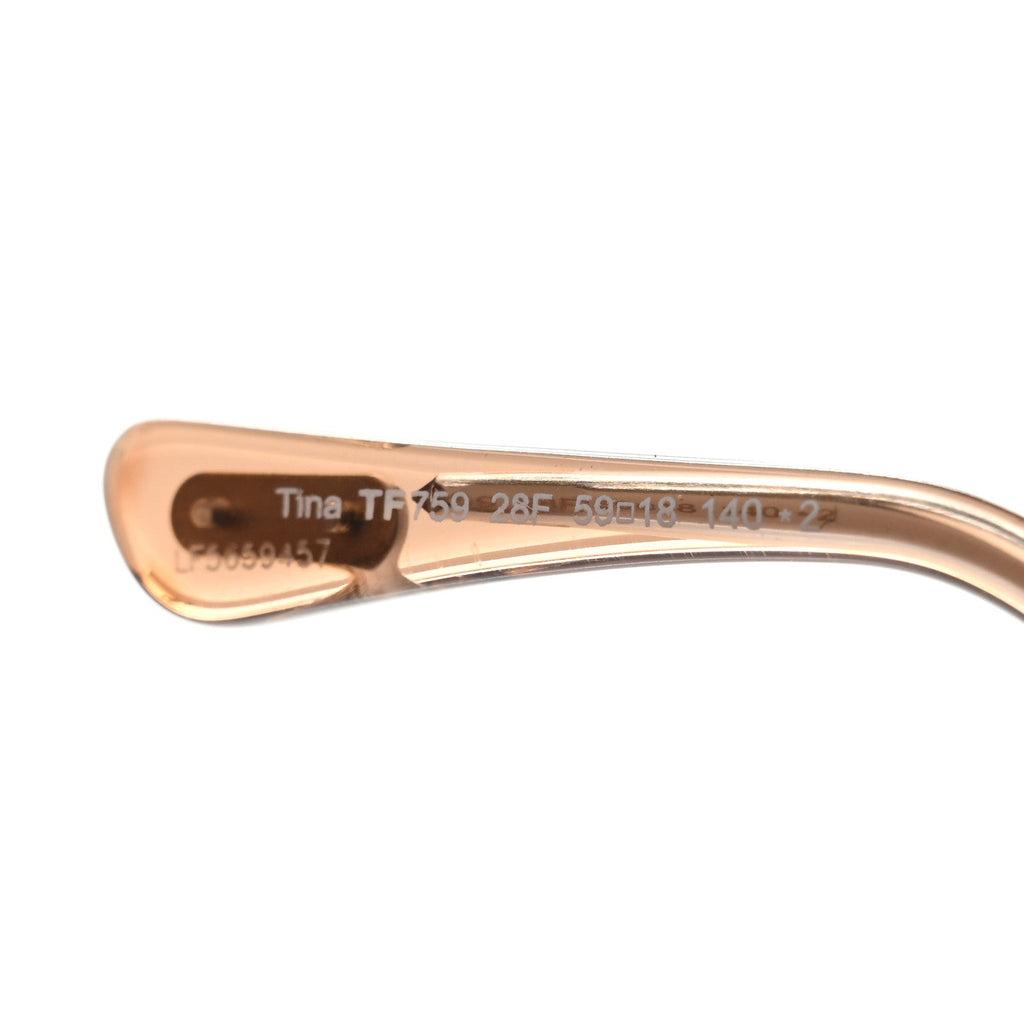 Tom Ford Square Sunglasses — Gold TF759
