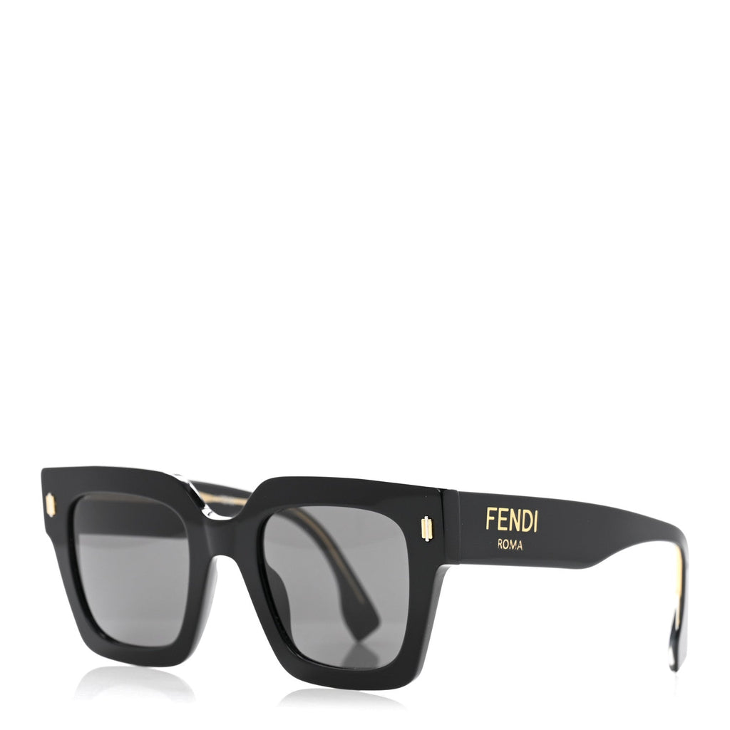 Fendi Square Sunglasses — Black