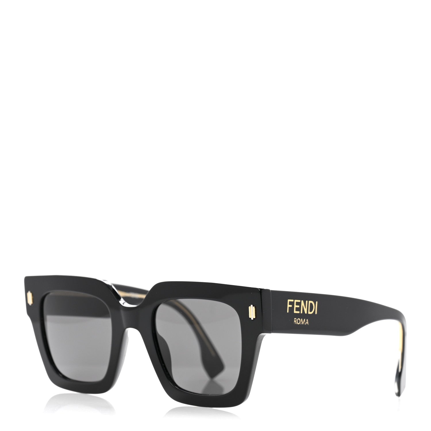Fendi Square Sunglasses — Black