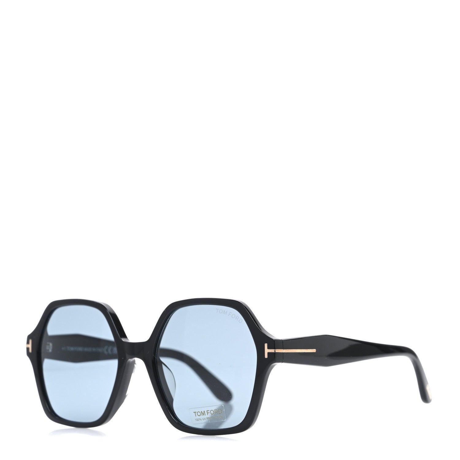 Tom Ford Square Sunglasses — Black TF 1032-F