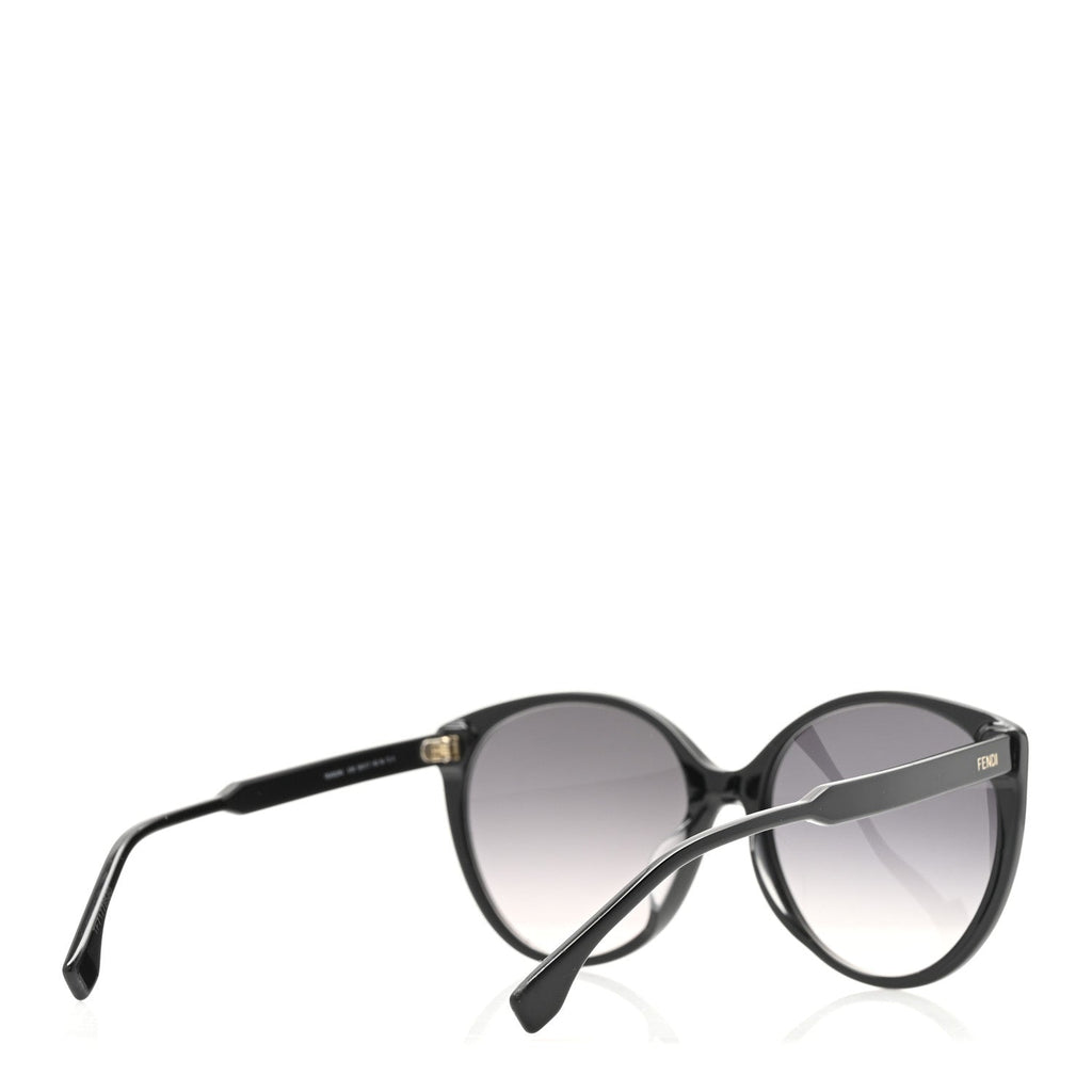 Fendi Cat-Eye Sunglasses — Black