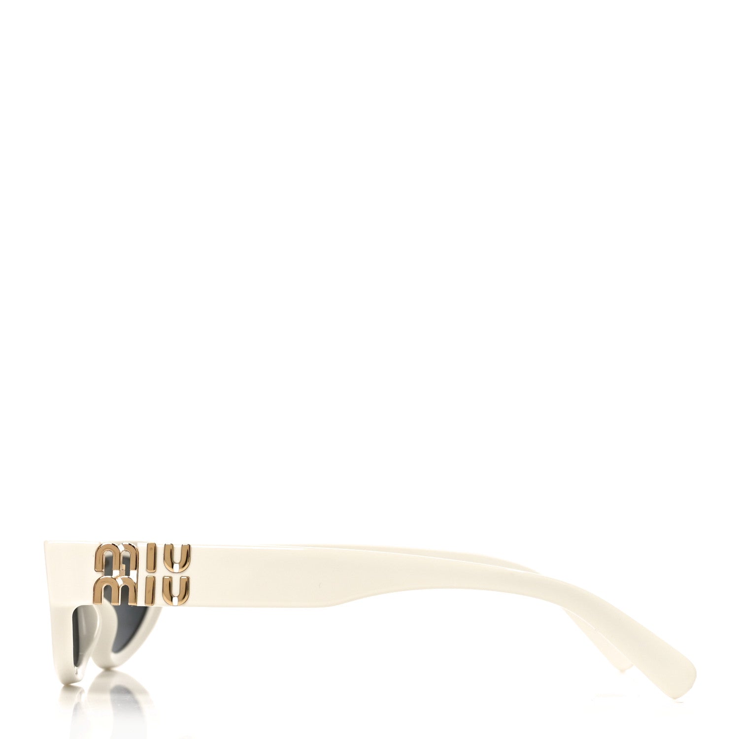 Miu Miu Cat-Eye Sunglasses — White SMU 07Z