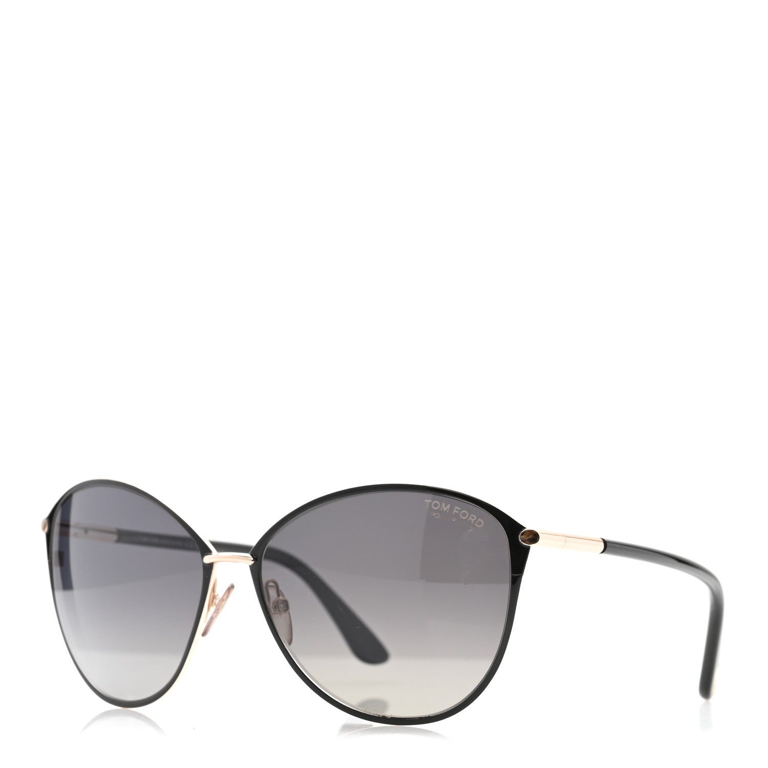 Tom Ford Round Sunglasses — Black TF320