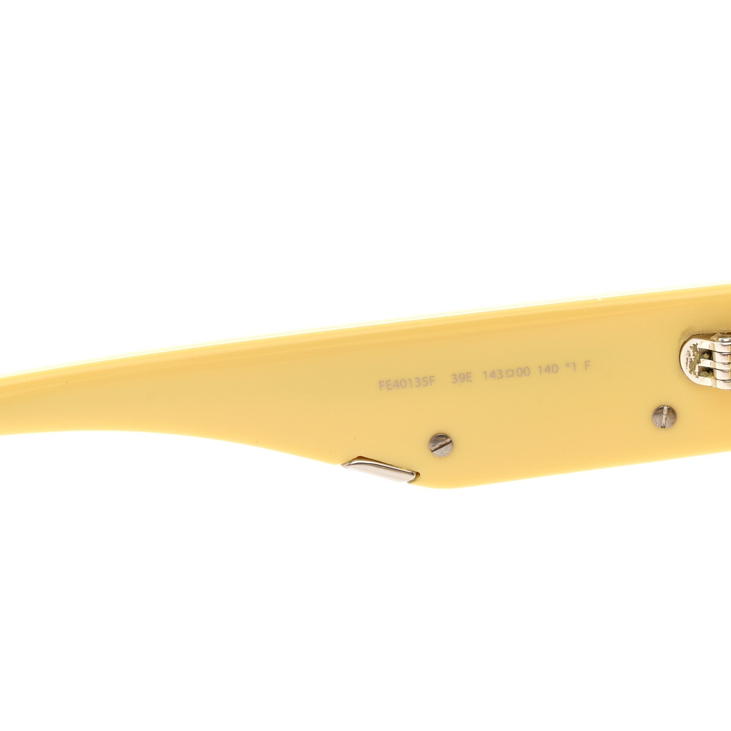 Fendi Round Sunglasses — Yellow