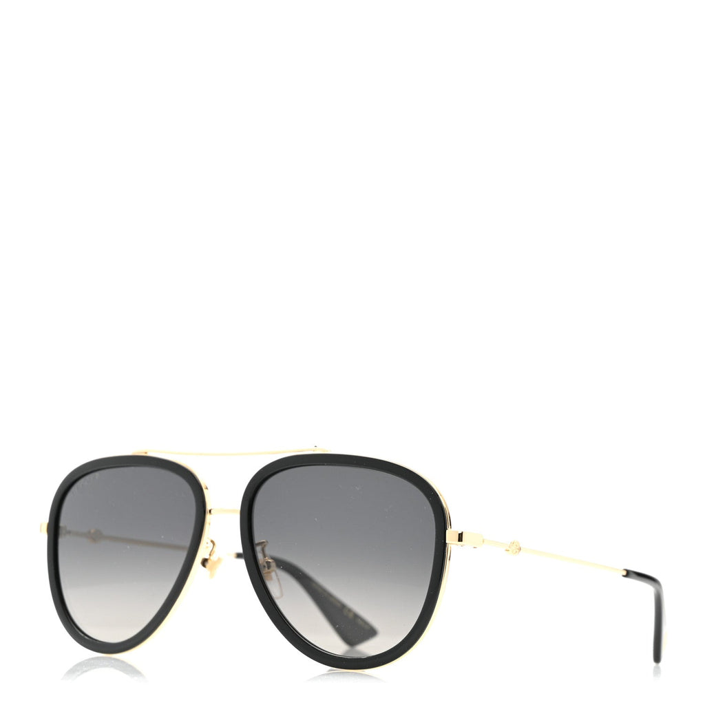 Gucci Aviator Sunglasses — Black GG0062S