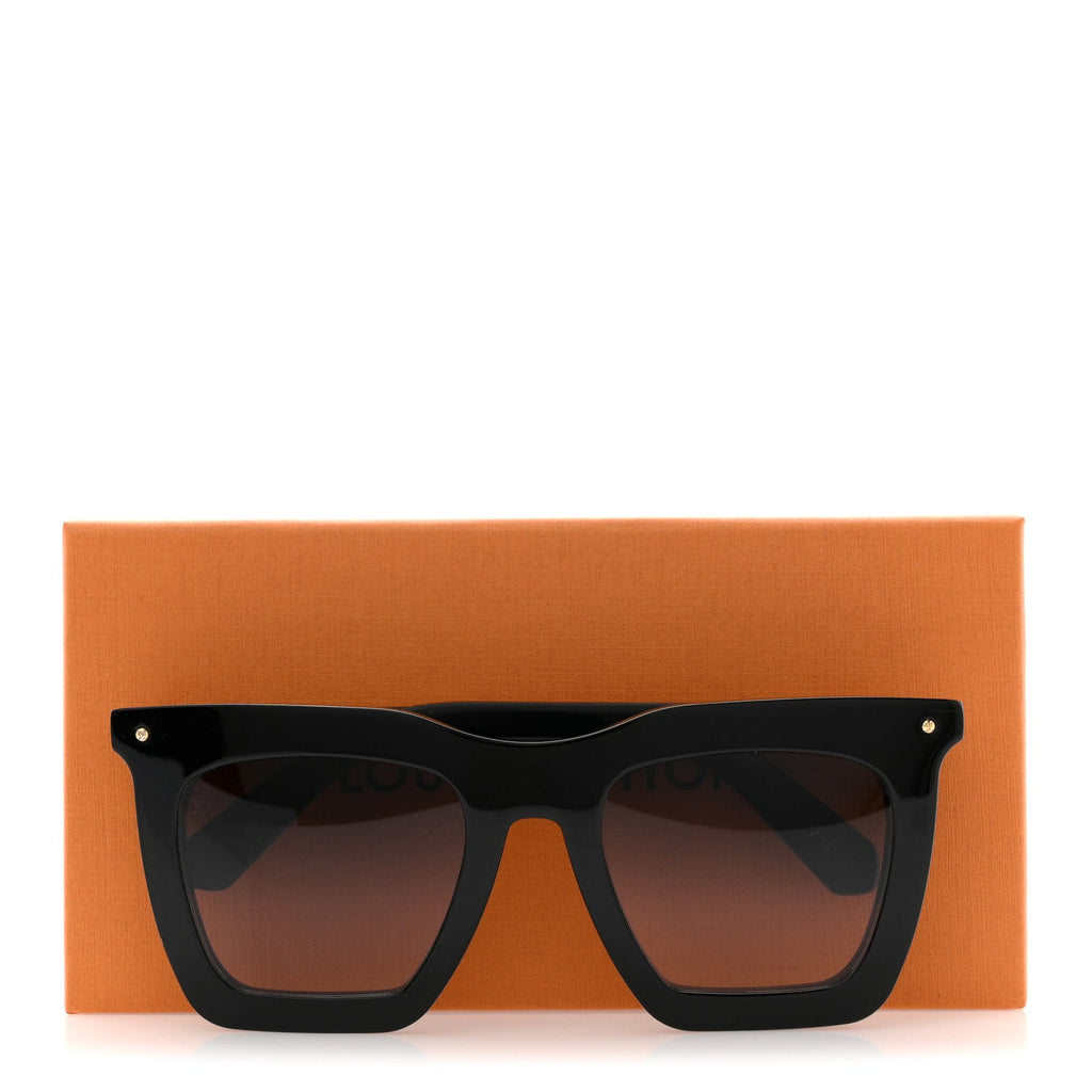 Louis Vuitton Square Sunglasses — Black Z1217E