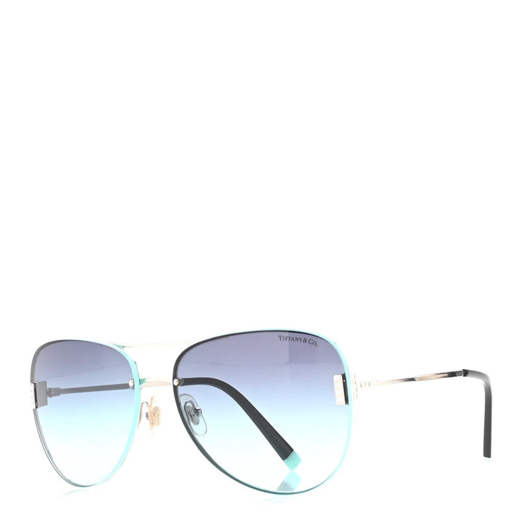 Tiffany Aviator Sunglasses — Blue TF 3066