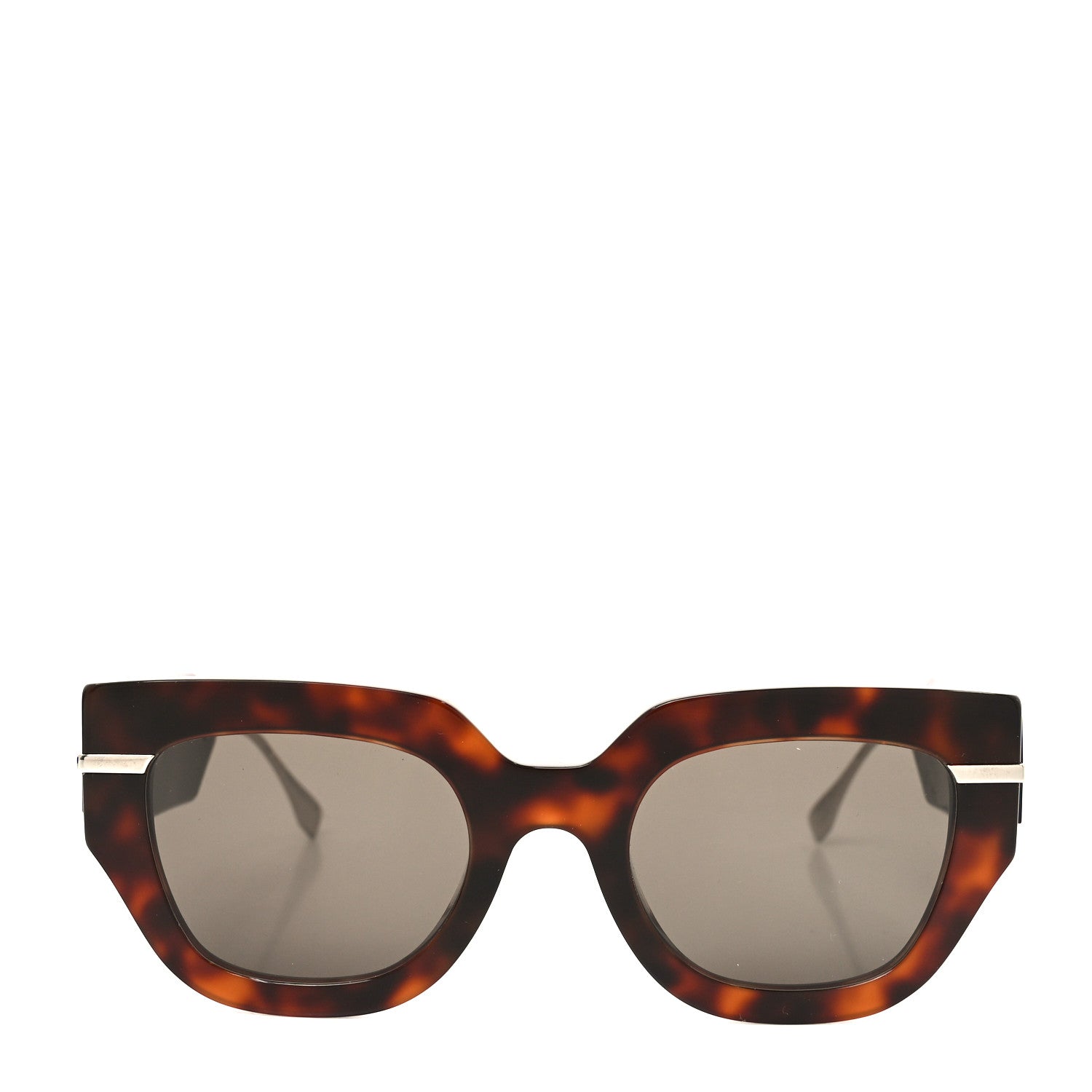 Fendi Cat-Eye Sunglasses — Tortoise