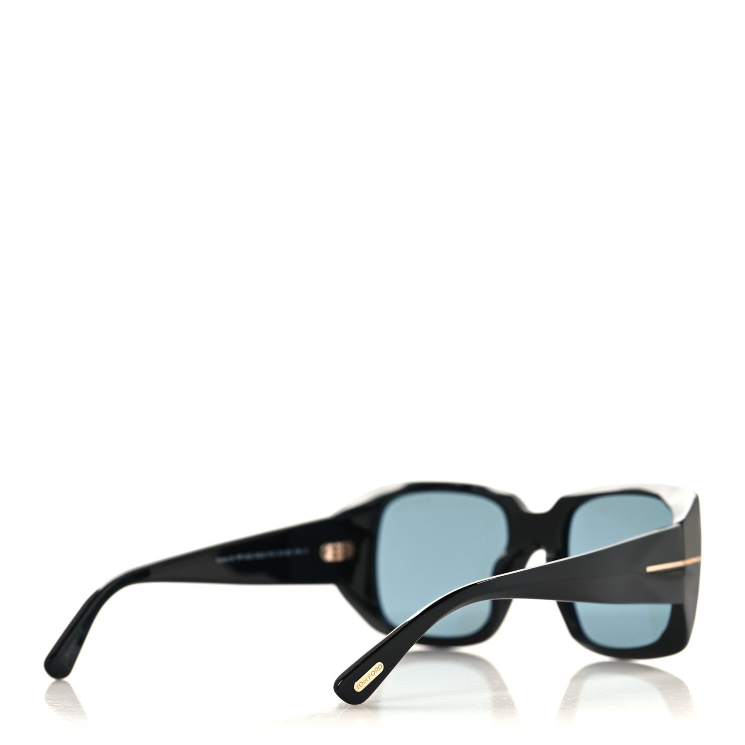 Tom Ford Square Sunglasses — Black TF1035