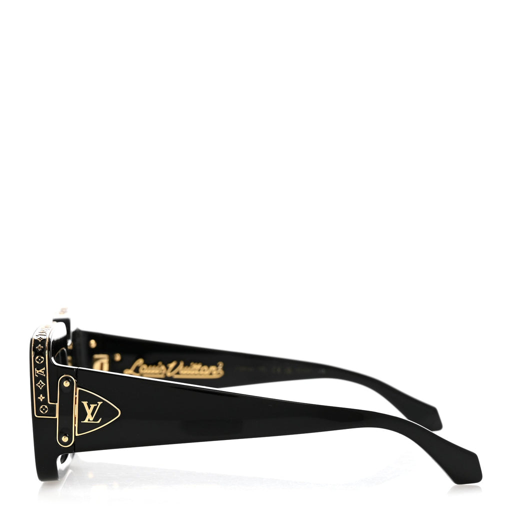 Louis Vuitton Square Sunglasses — Black Z1591W