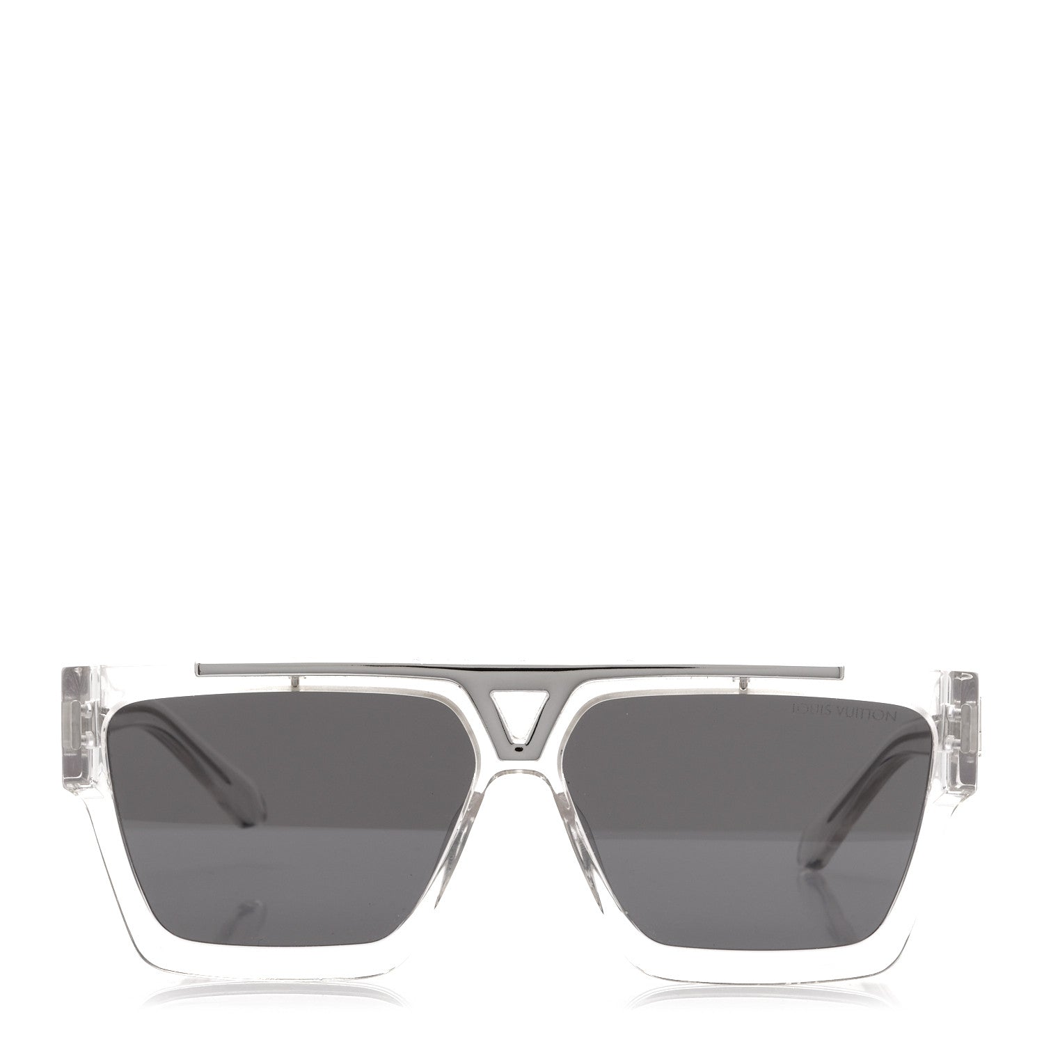 Louis Vuitton Square Sunglasses — Transparent Z1681W