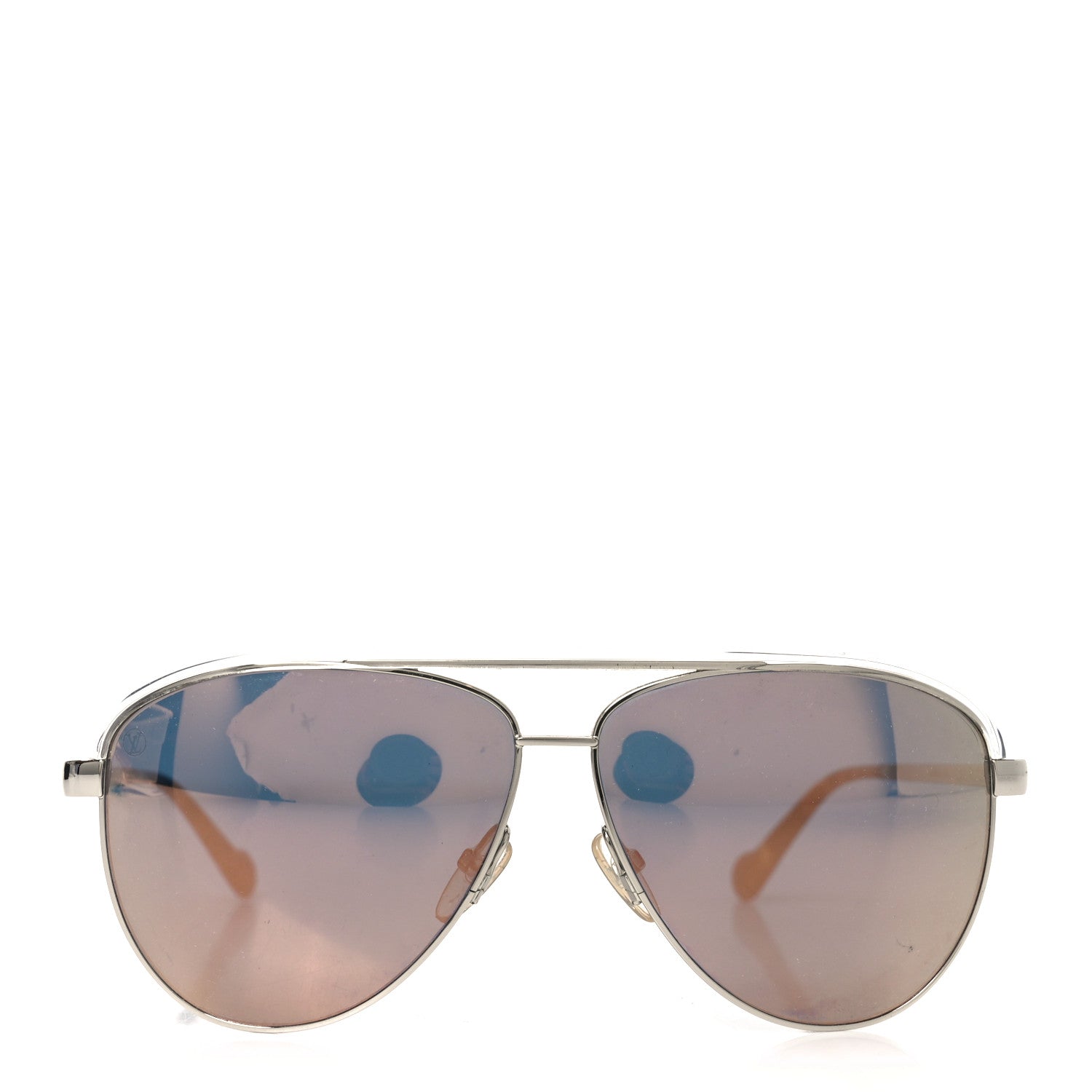 Louis Vuitton Aviator Sunglasses — Silver Z0858U