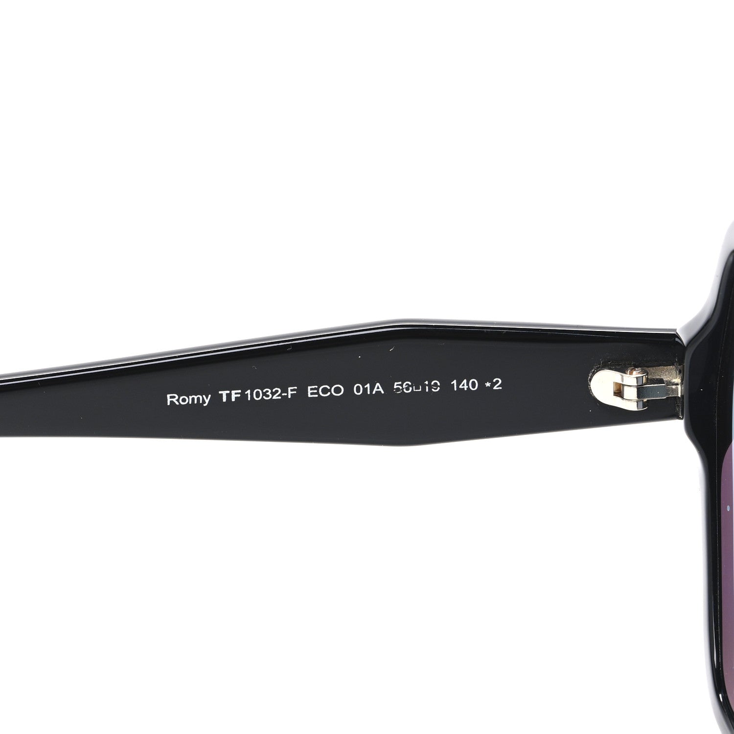 Tom Ford Square Sunglasses — Black TF 1032-F