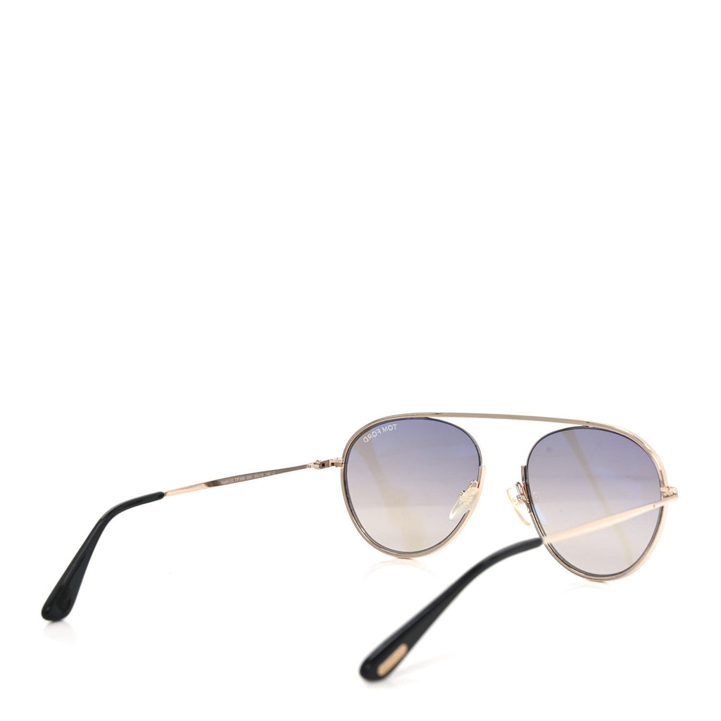 Tom Ford Aviator Sunglasses — Gold TF599