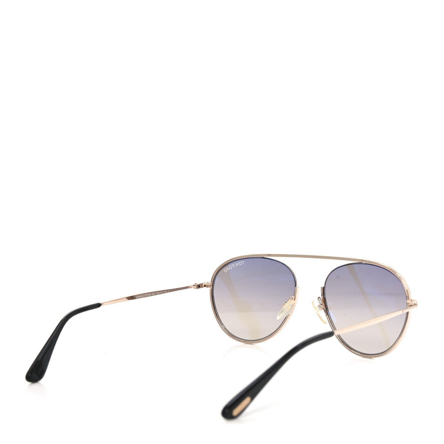 Tom Ford Aviator Sunglasses — Gold TF599