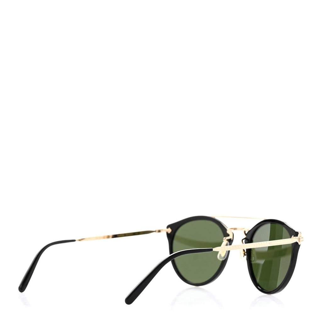 Oliver Peoples Round Sunglasses — Black OV5349S
