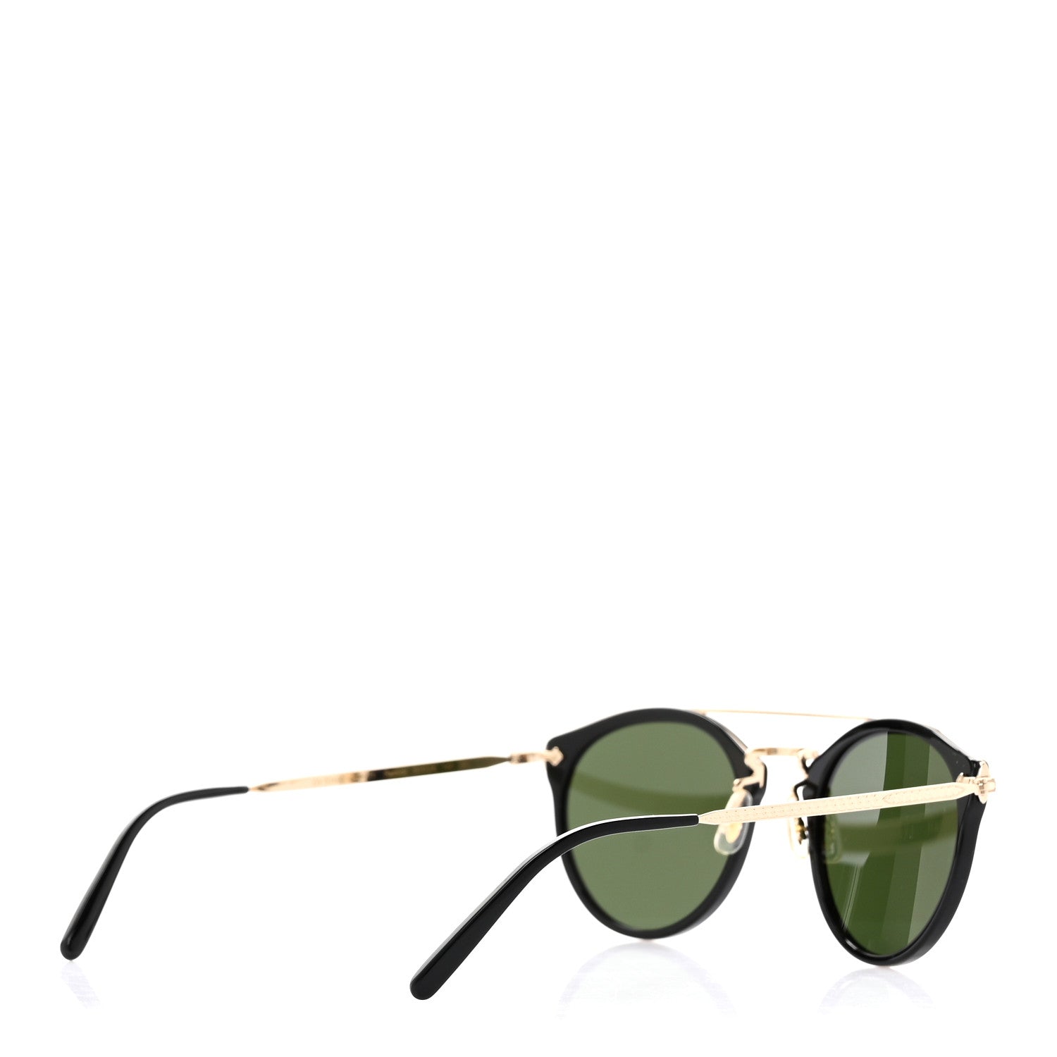 Oliver Peoples Round Sunglasses — Black OV5349S