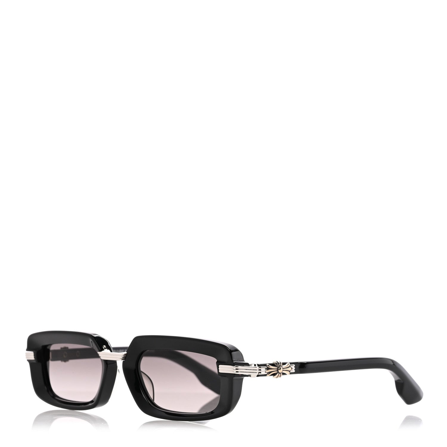 Chrome Hearts Square Sunglasses — Black