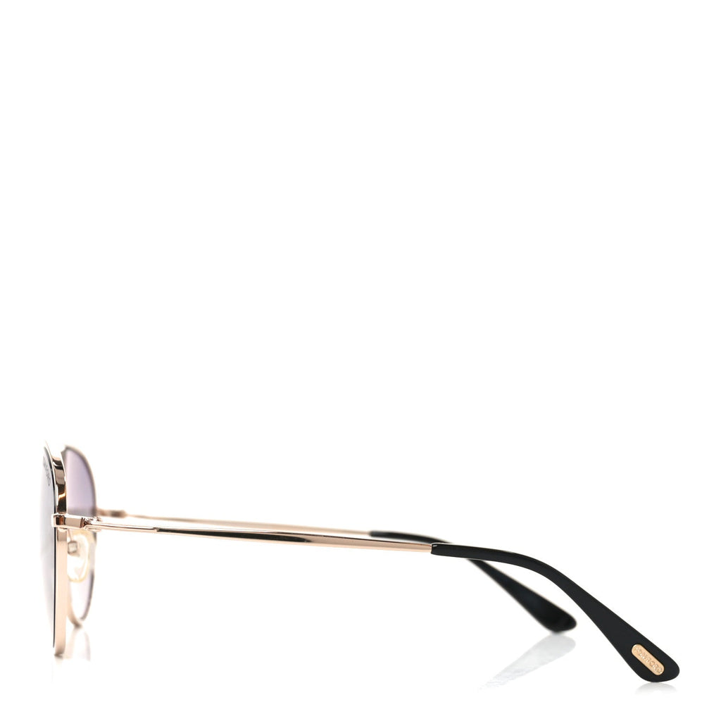 Tom Ford Aviator Sunglasses — Gold TF599