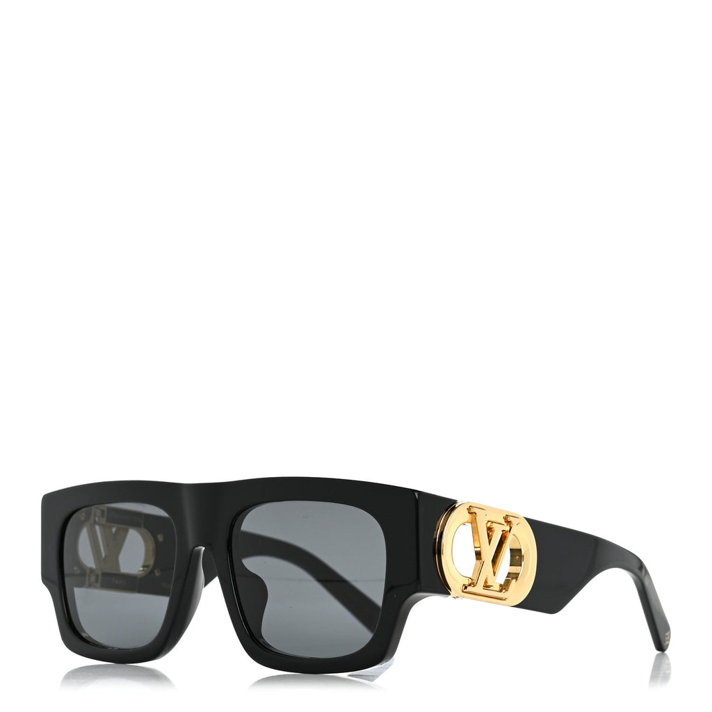 Louis Vuitton Square Sunglasses — Black Z1478E