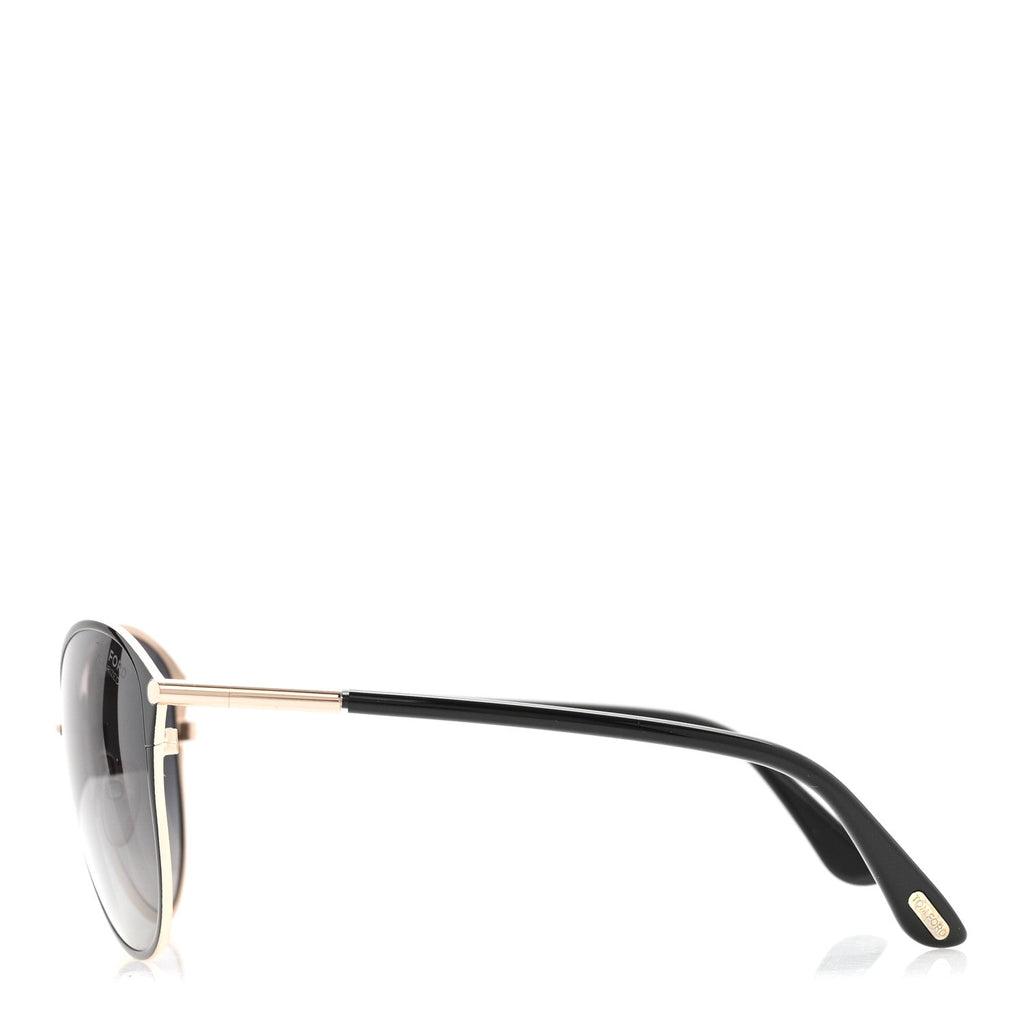 Tom Ford Round Sunglasses — Black TF320