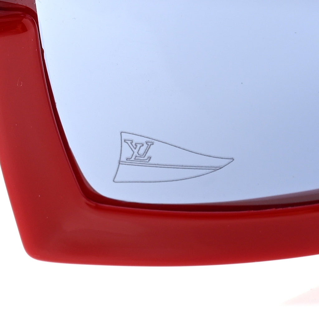 Louis Vuitton Square Sunglasses — Red Z0347U