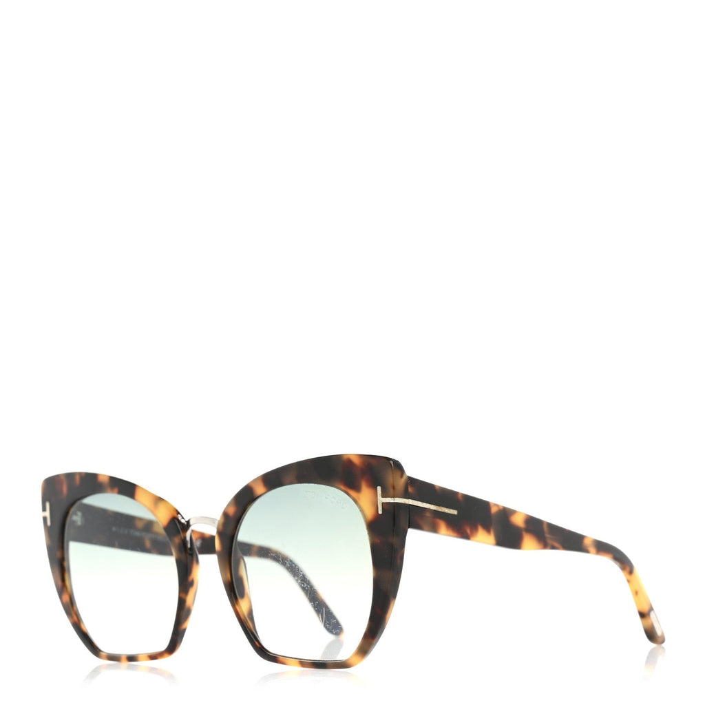 Tom Ford Cat-Eye Sunglasses — Tortoise TF553