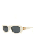 Miu Miu Rectangle Sunglasses — White SMU 08Z
