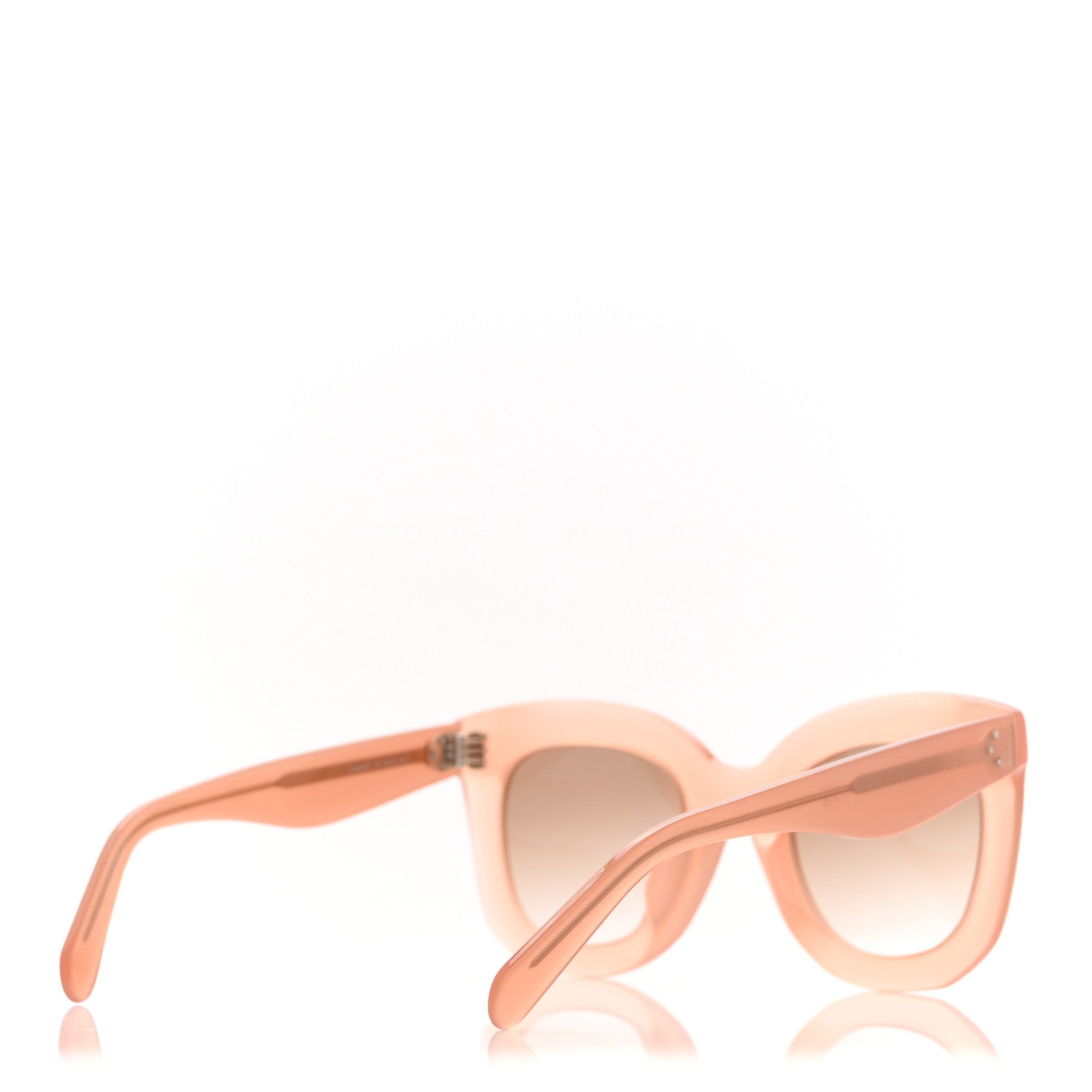 Celine Oversized Cat-Eye Sunglasses — Black
