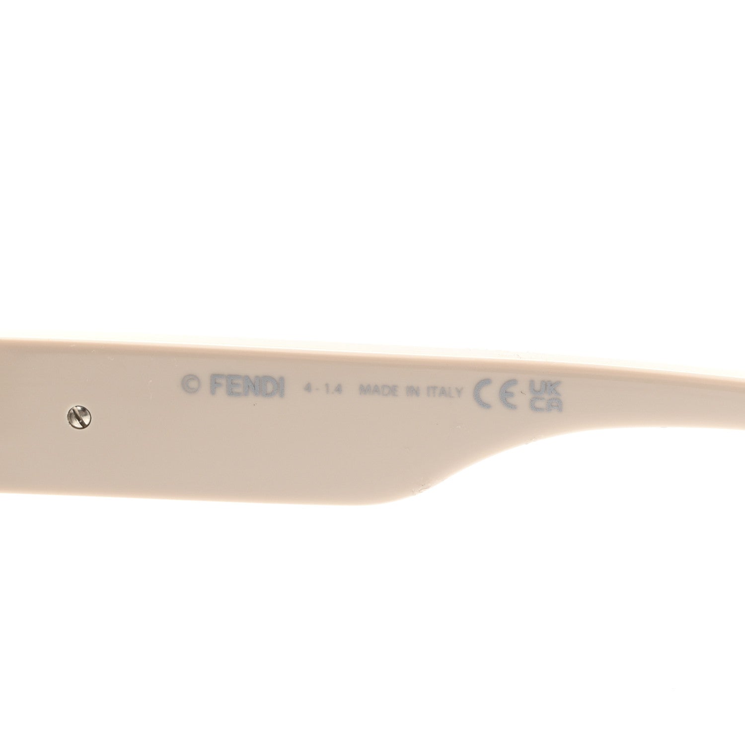 Fendi Rectangle Sunglasses — Beige
