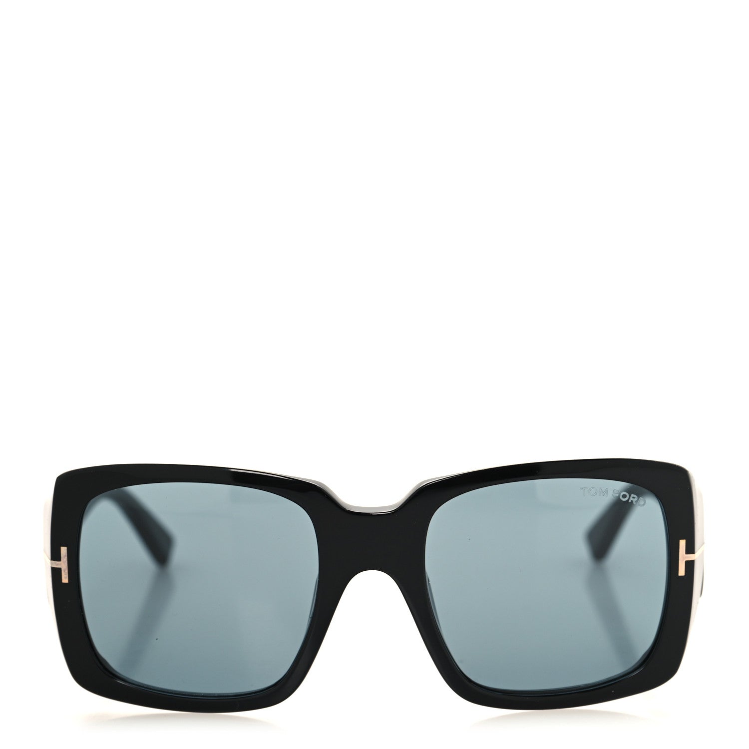 Tom Ford Square Sunglasses — Black TF1035