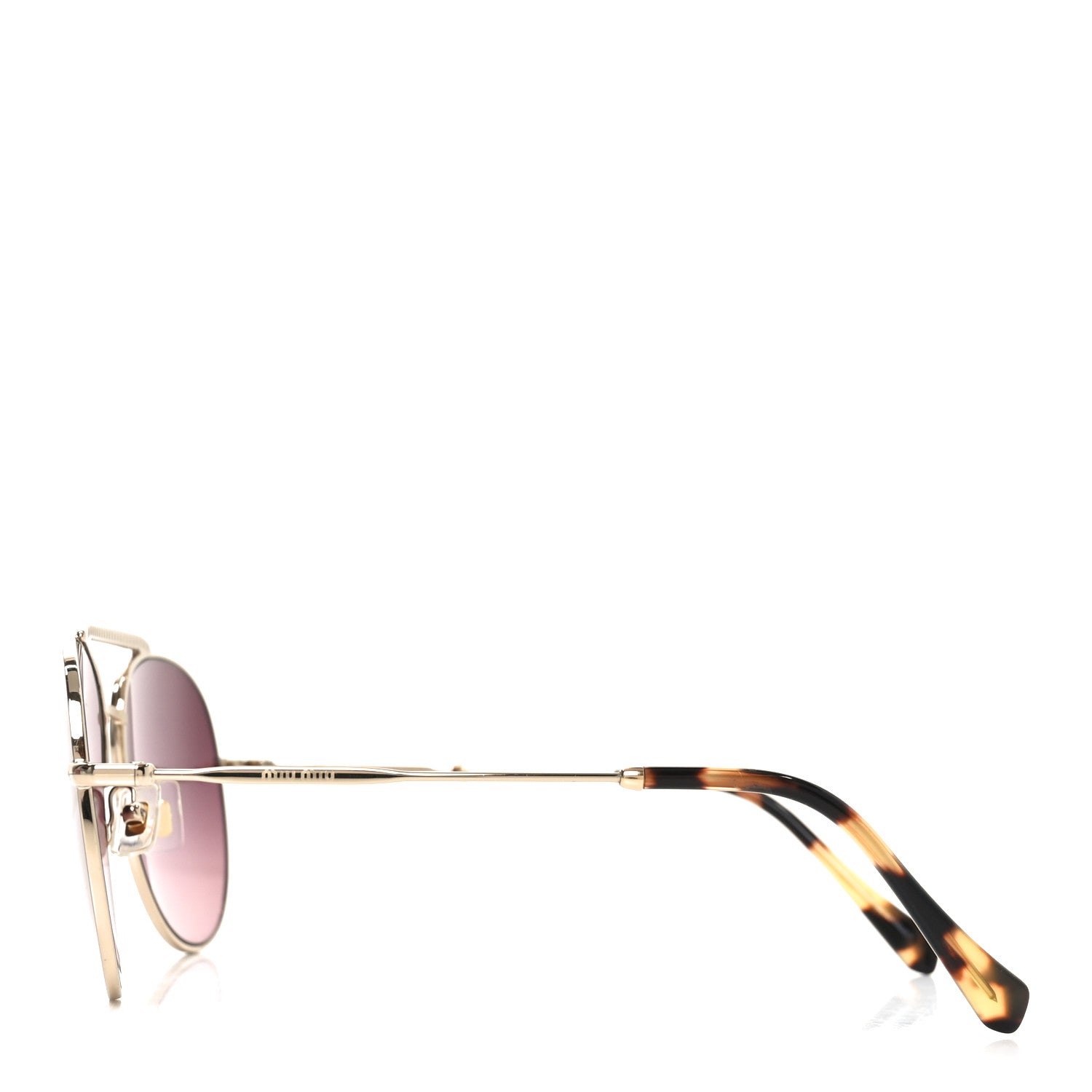 Miu Miu Aviator Sunglasses — Crystal SMU53V