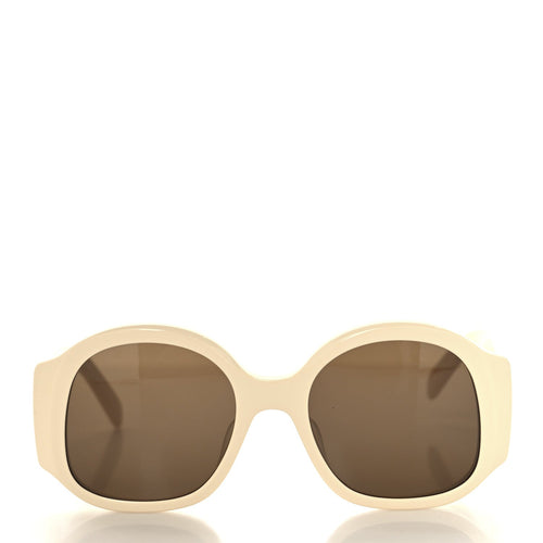 Celine Square Sunglasses — White