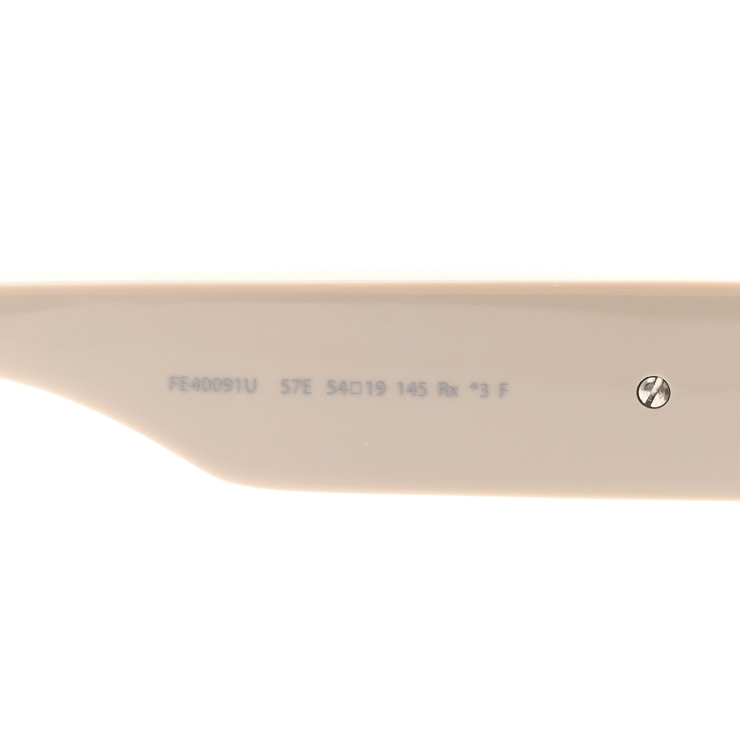 Fendi Rectangle Sunglasses — Beige