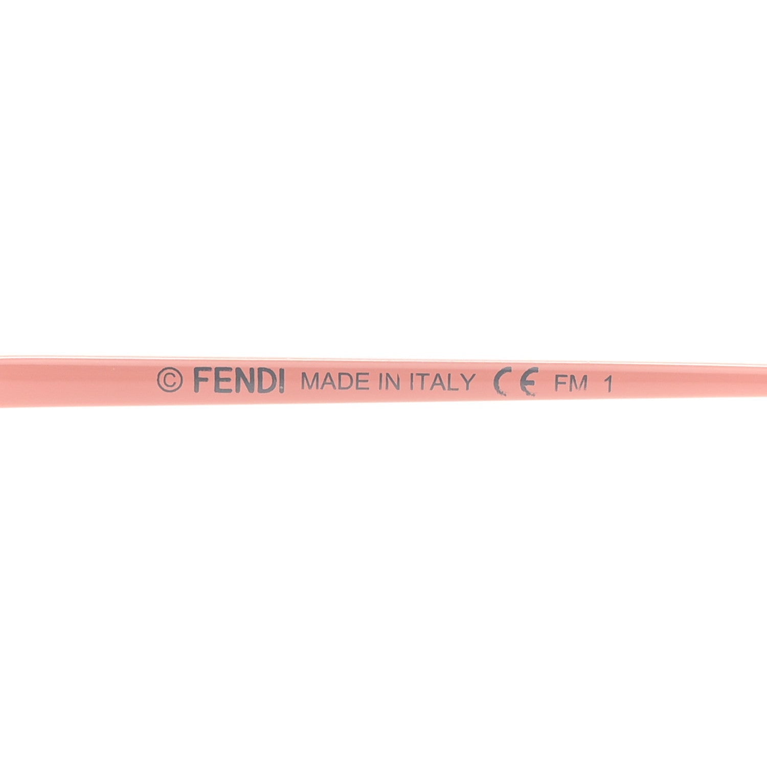 Fendi Round Sunglasses — Pink