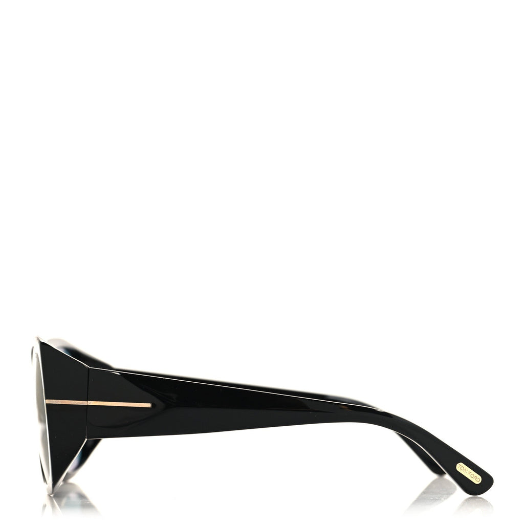 Tom Ford Square Sunglasses — Black TF1035