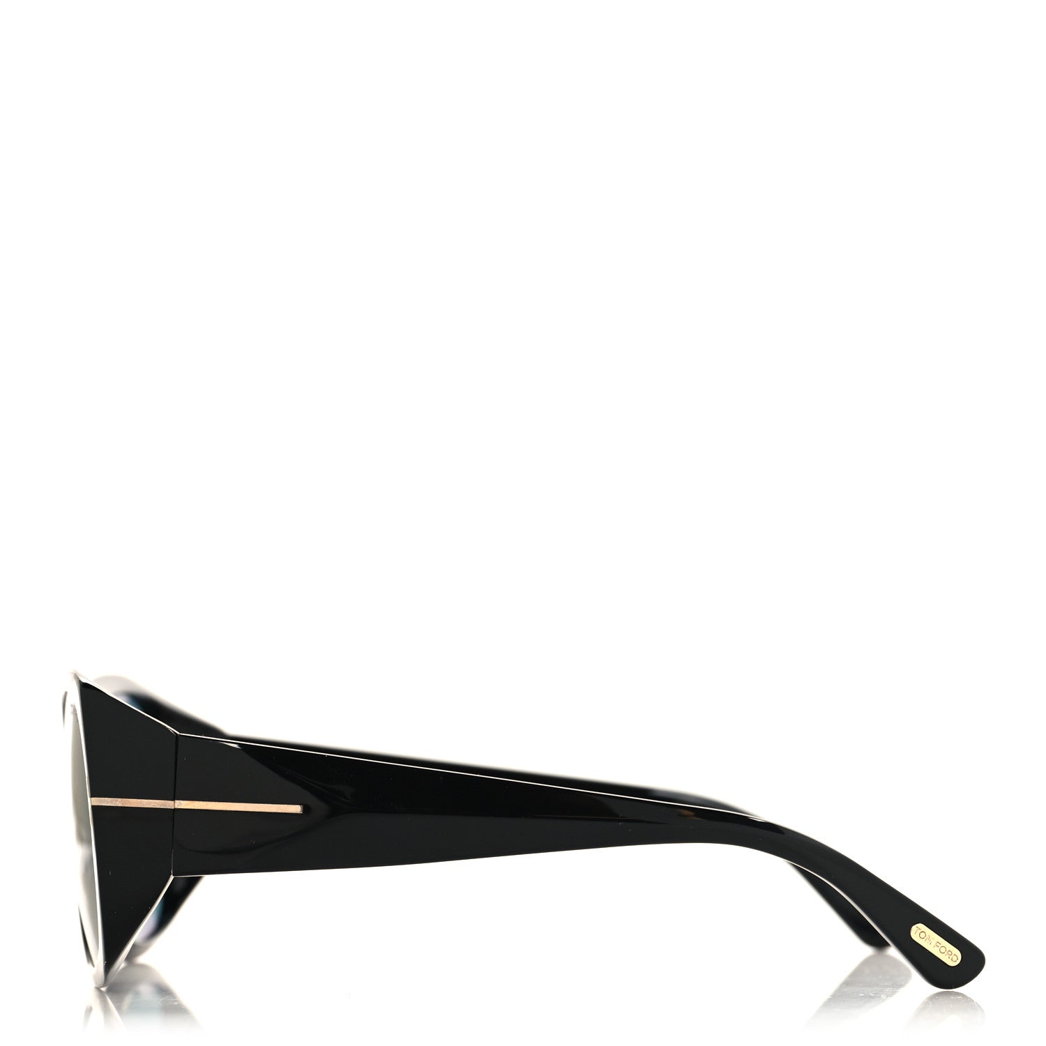 Tom Ford Square Sunglasses — Black TF1035