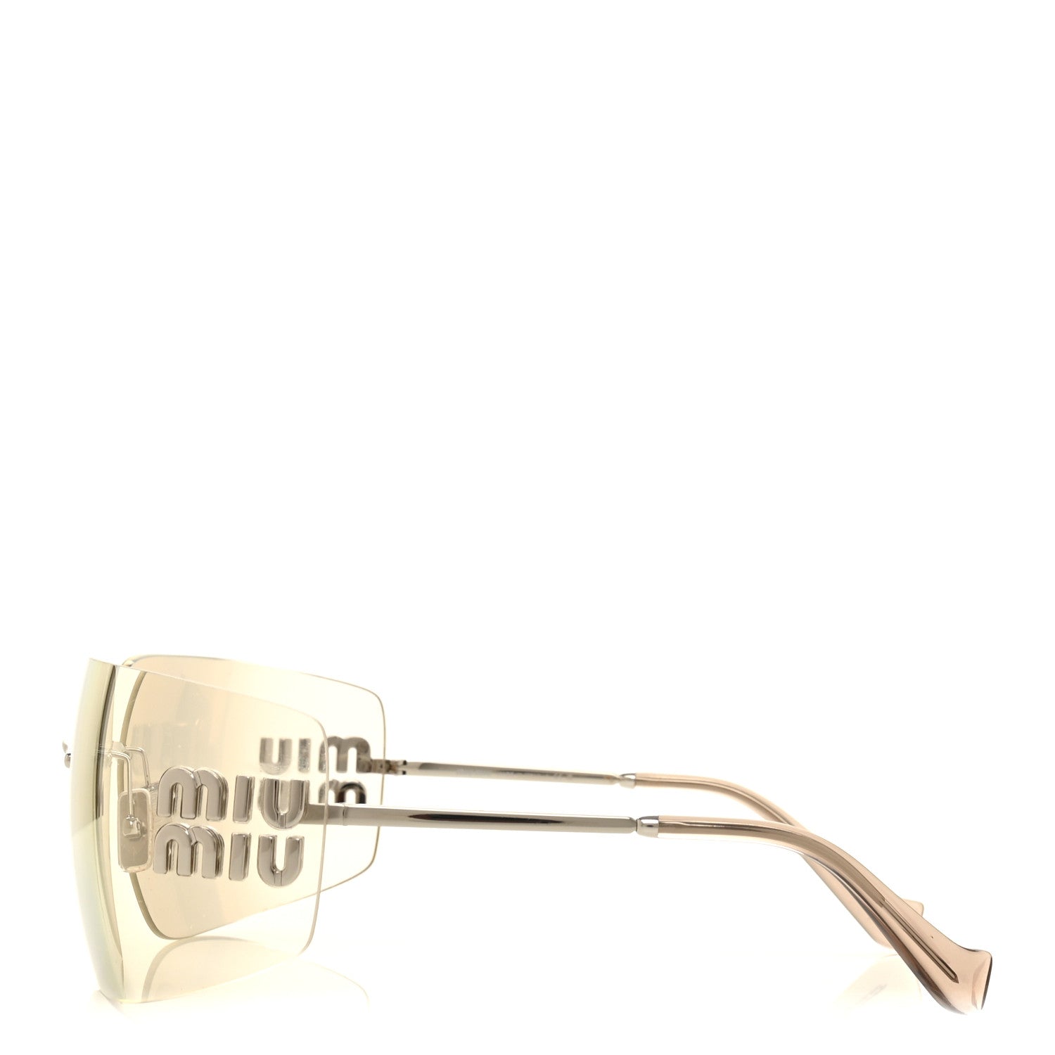 Miu Miu Square Sunglasses — Silver SMU54Y