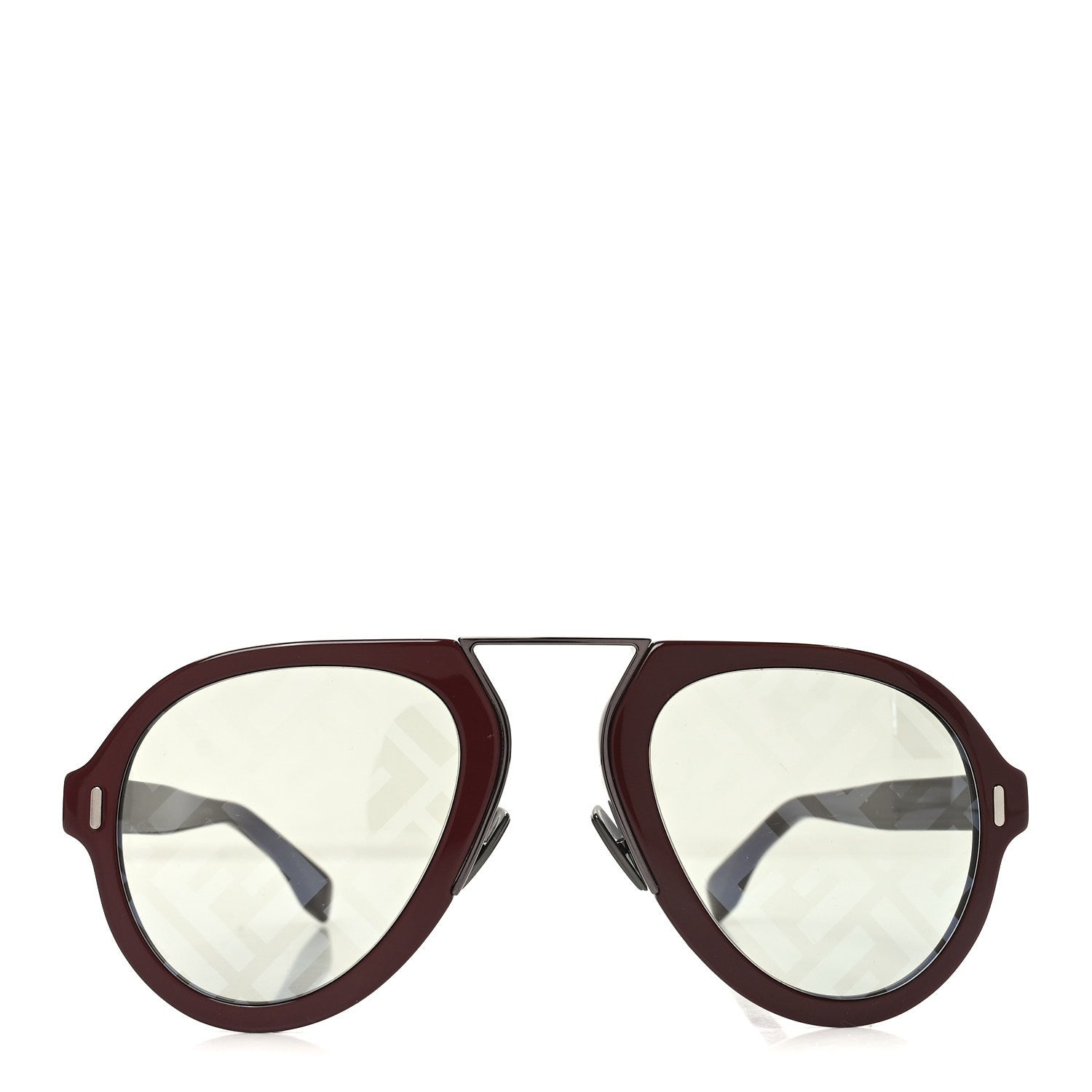 Fendi Aviator Sunglasses — Brown
