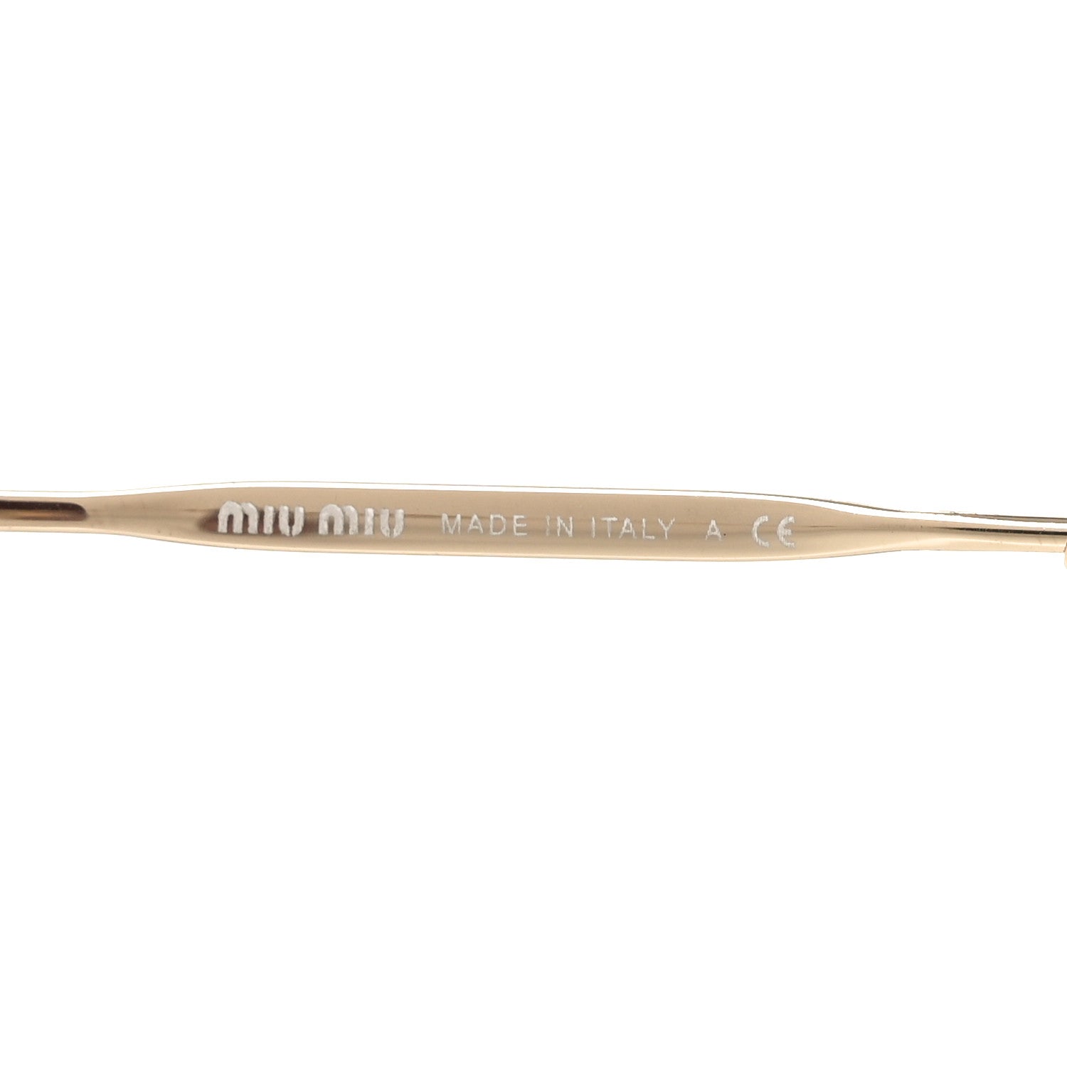 Miu Miu Aviator Sunglasses — Crystal SMU53V