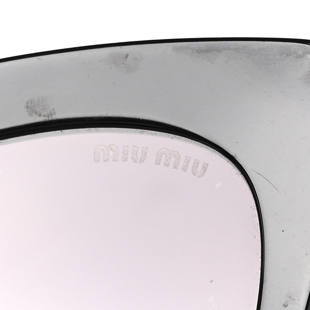 Miu Miu Square Sunglasses — Black SMU01Y